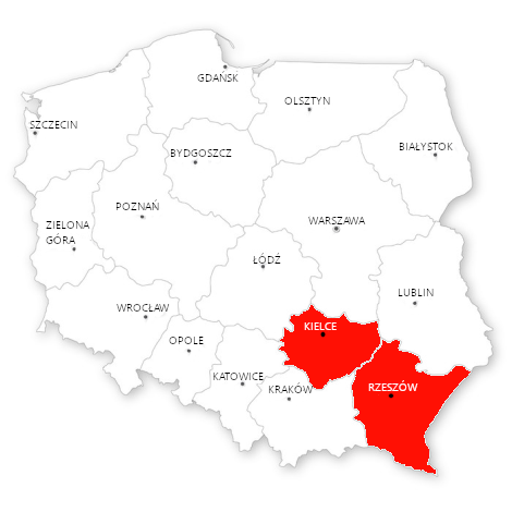 Świętokrzyskie - Podkarpackie